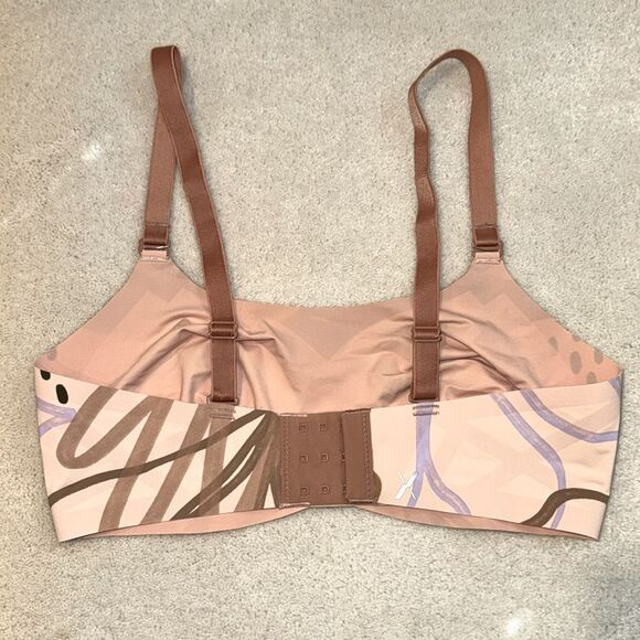 Knix Evolution Bra-Cream with Tan design Size 4 - Picture 2 of 4
